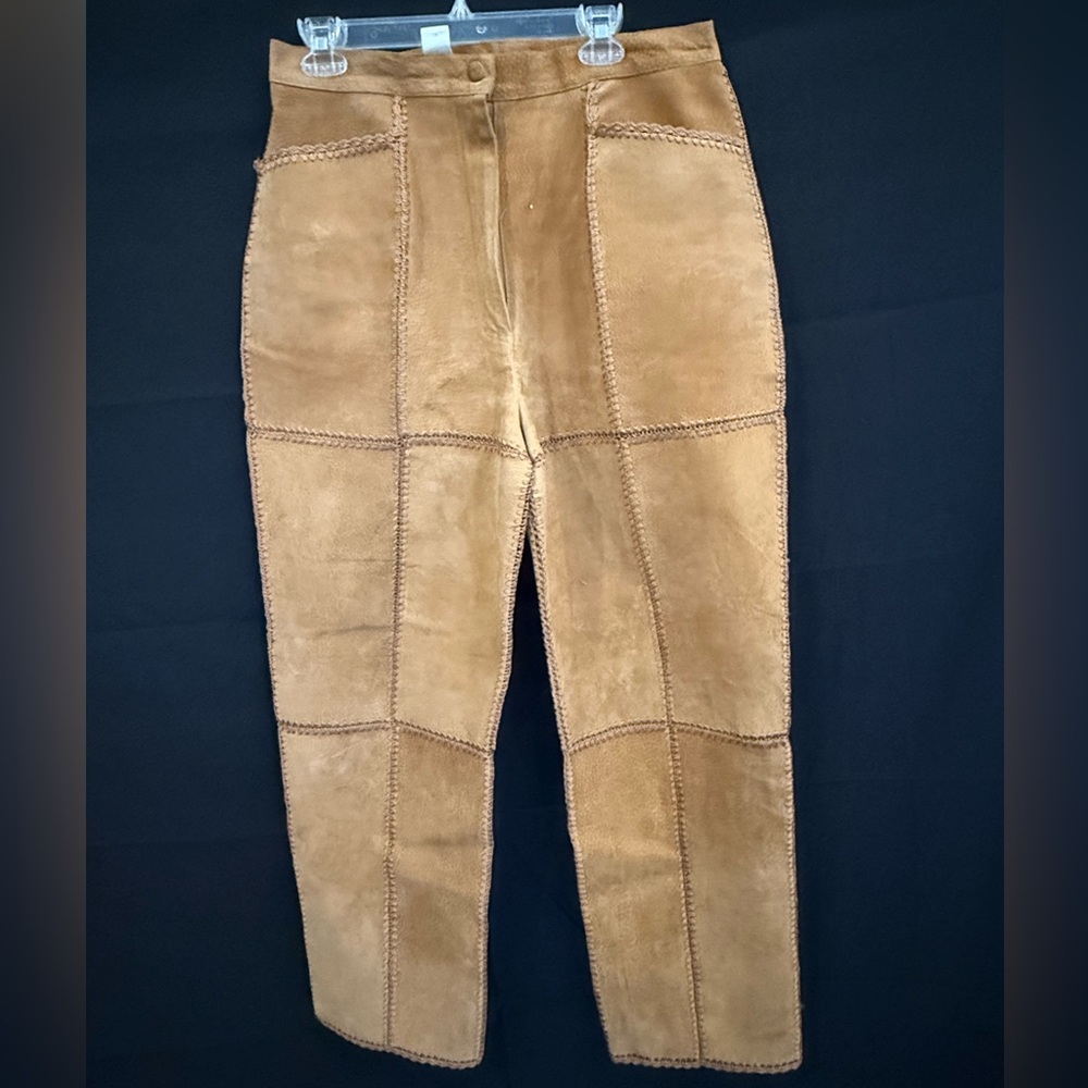VTG Genuine Suede lined patchwork trousers